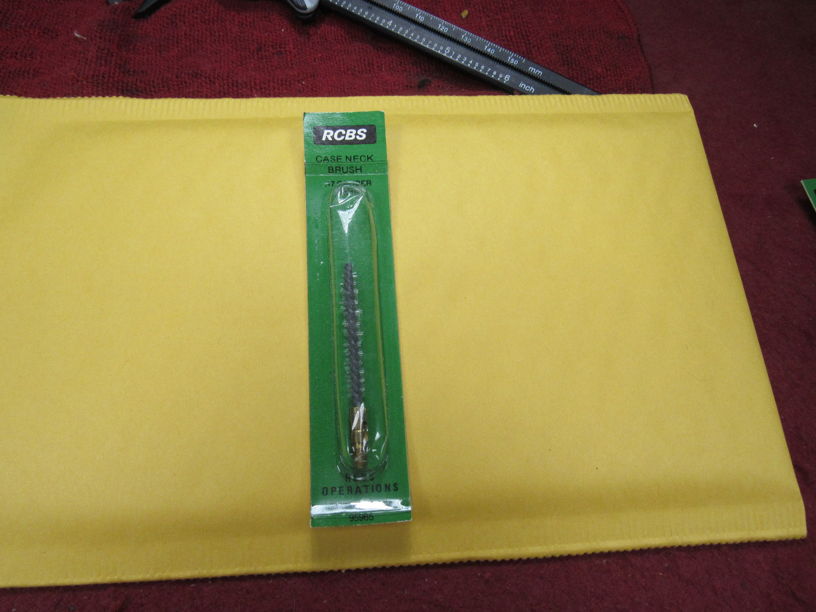 RCBS Case Neck Brush .17 Cal Lot of 5 NOS New in package Lot of 5