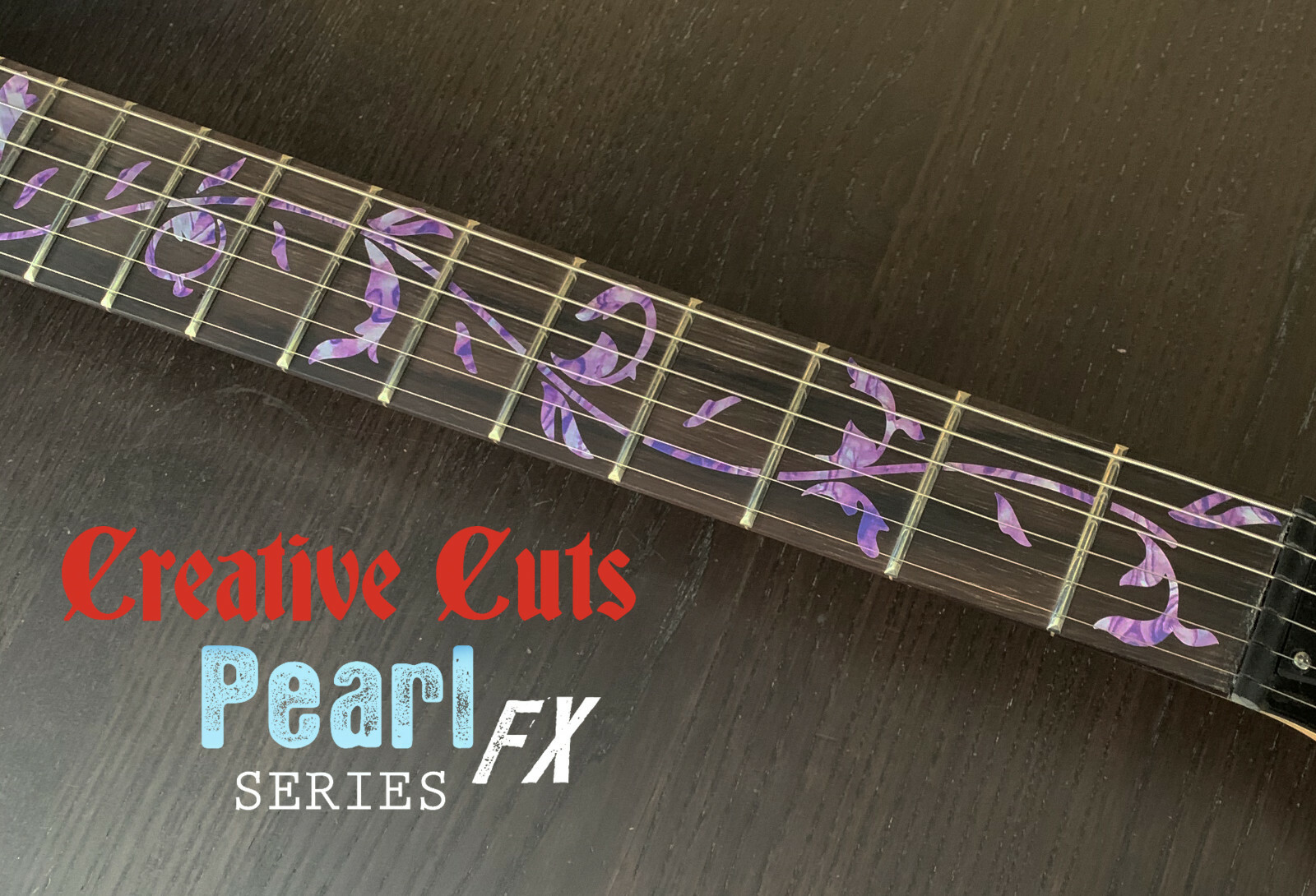 Tree Of Life Ibanez Jem Purple PEARL DOTBUSTER Vinyl Inlay Decals for ANY GUITAR