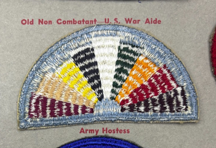 Kay Adams Collection WW 2 US Army Hostess Patch Inv# KA322