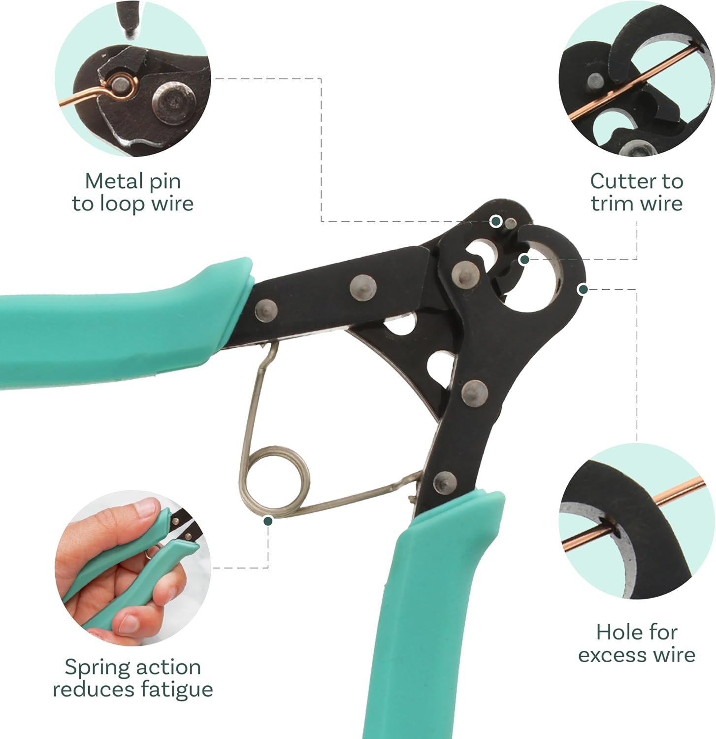 Vintaj One Step Looper 1.5mm Jewelry Tool for 24-18G Craft Wire