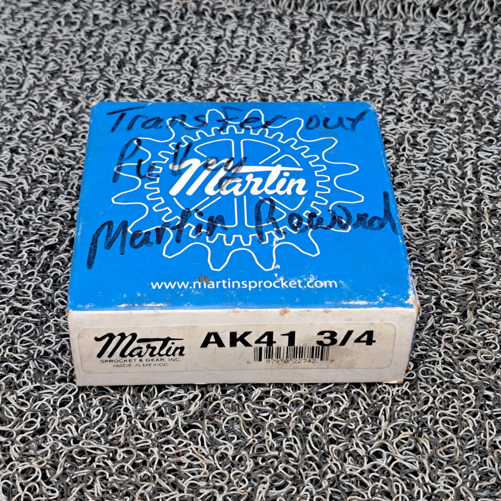 Martin  AK41 3/4 Pulley Sheave  Single Groove 3/4" Bore Keyway