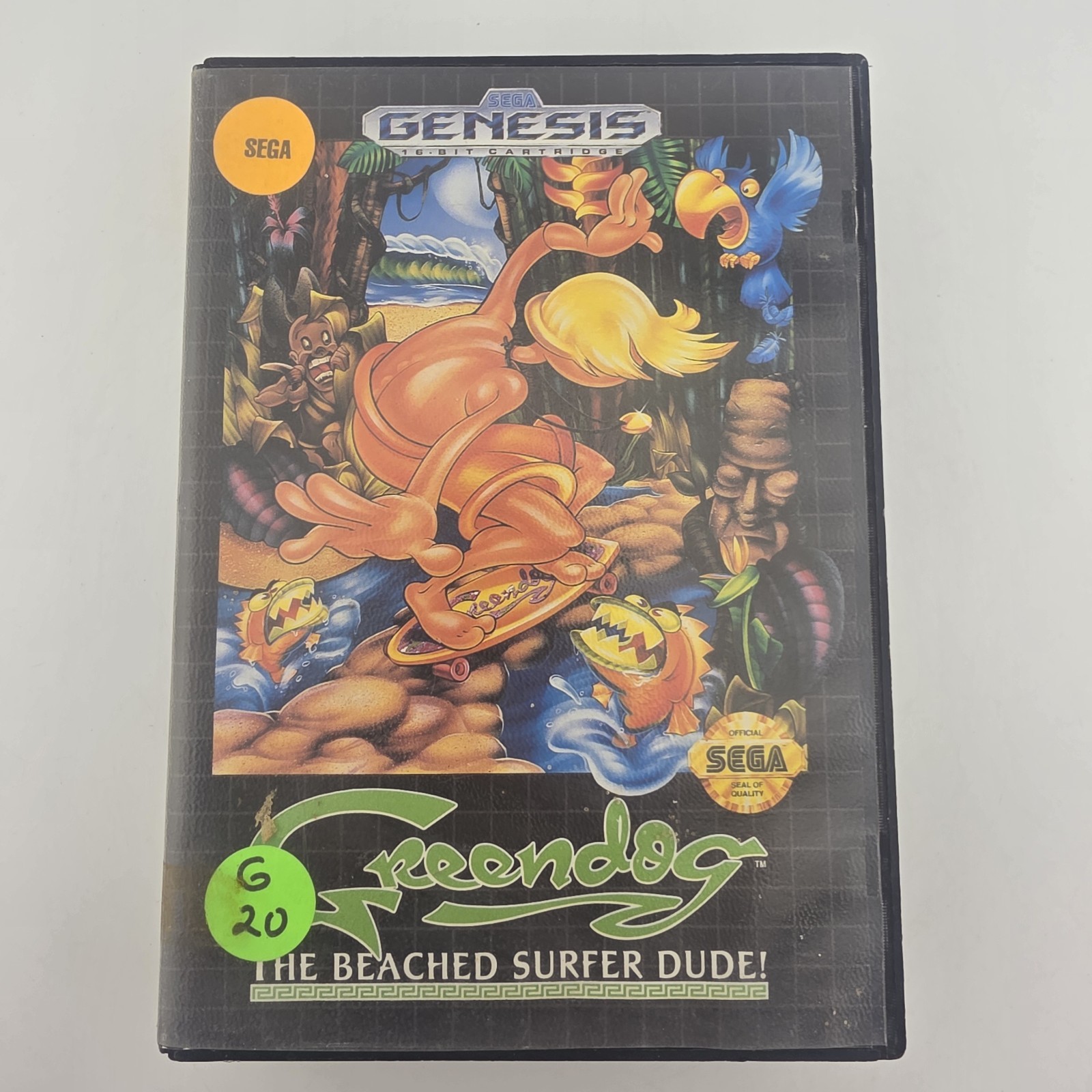 Greendog: The Beached Surfer Dude! - BOX ONLY - Authentic (No Game)
