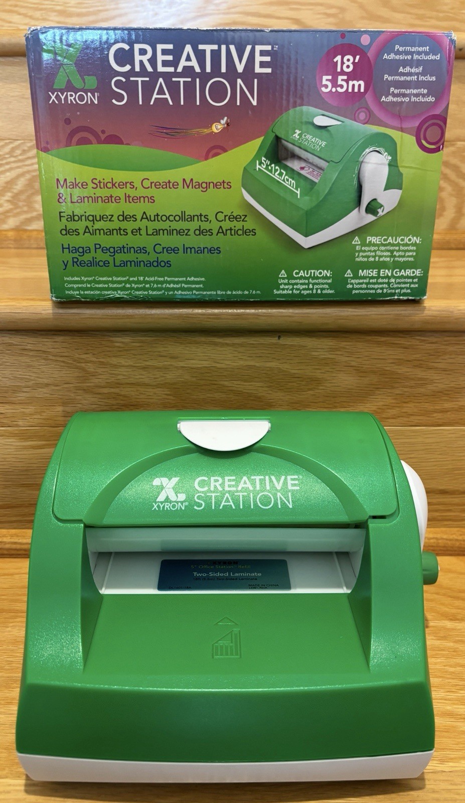 XYRON Creative Station Make Stickers/Magnate/ Laminator & Adhesive Cartridge