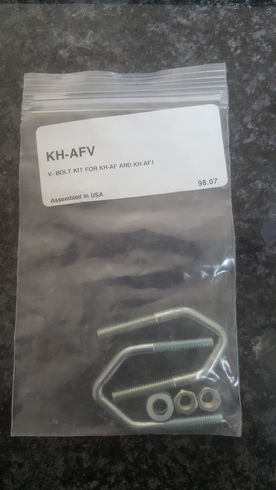 Belimo KH-AFV V-Bolt Kit
