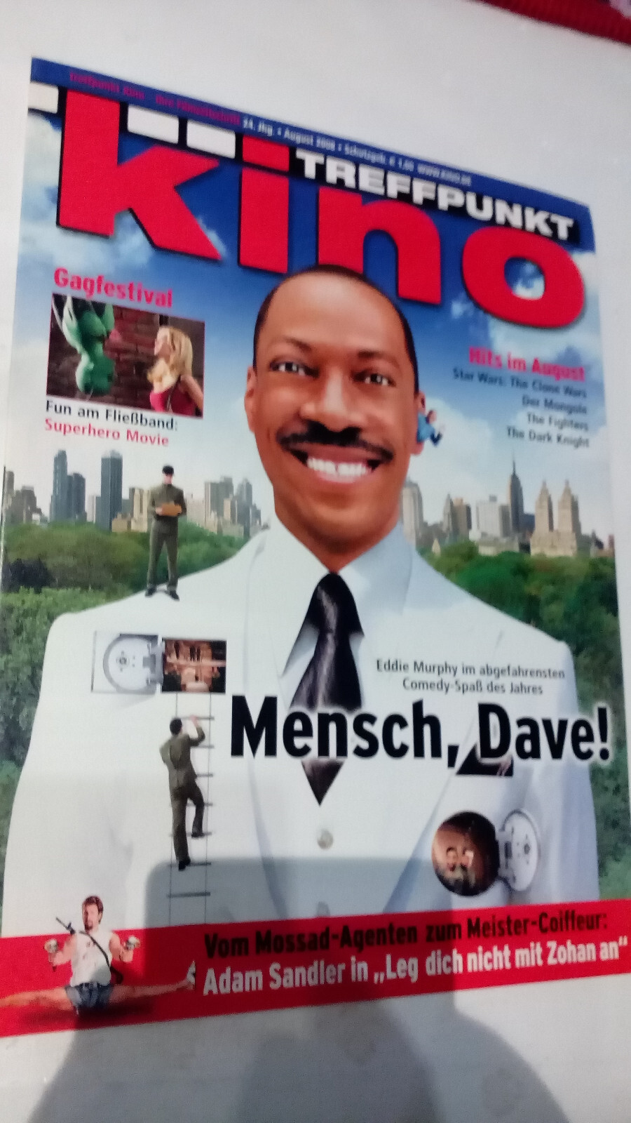 Meeting Point Cinema Magazine with Eddy Murphy, from August 2008