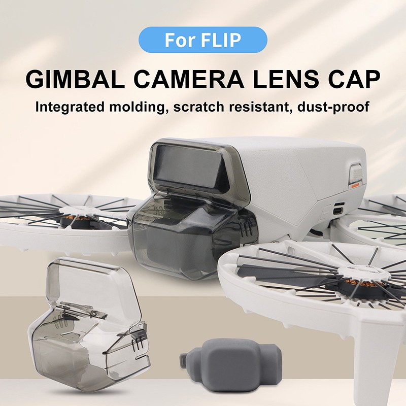 For DJI FLIP Drone Gimbal Protective Silicone Lens Cover Anti-scratch Dustproof