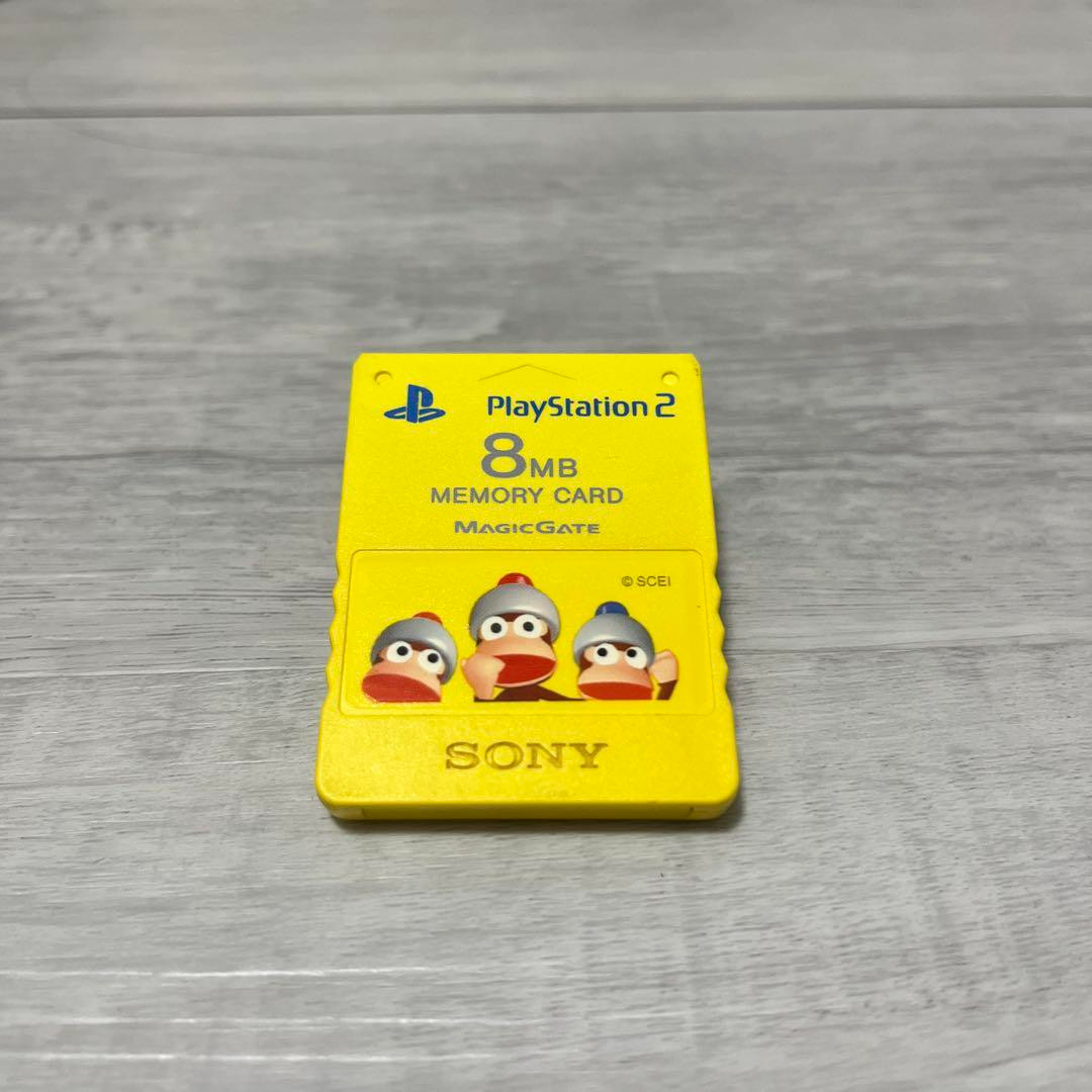PS2 Memory Card 8MB SCPH-10020 Sarugecchu Ape Escape Used