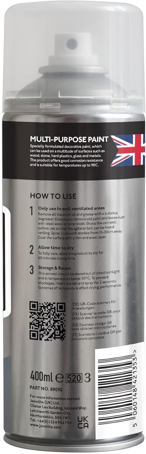 Chrome Spray Paint - Smooth Finish for Metal, Plastic & More - Multi-Surface, 3x