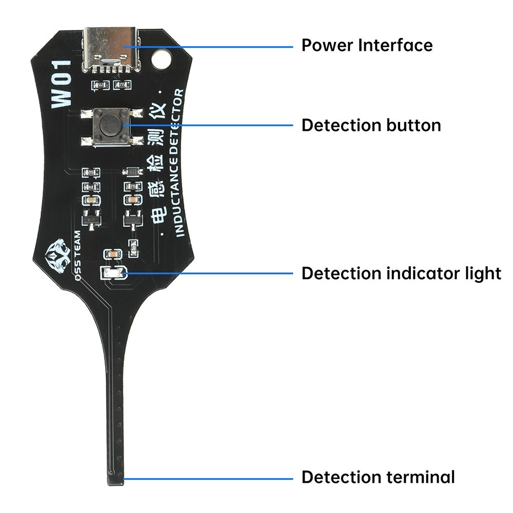 Universal Inductance Tester W01 Inductor Detectors With Compactly Construction