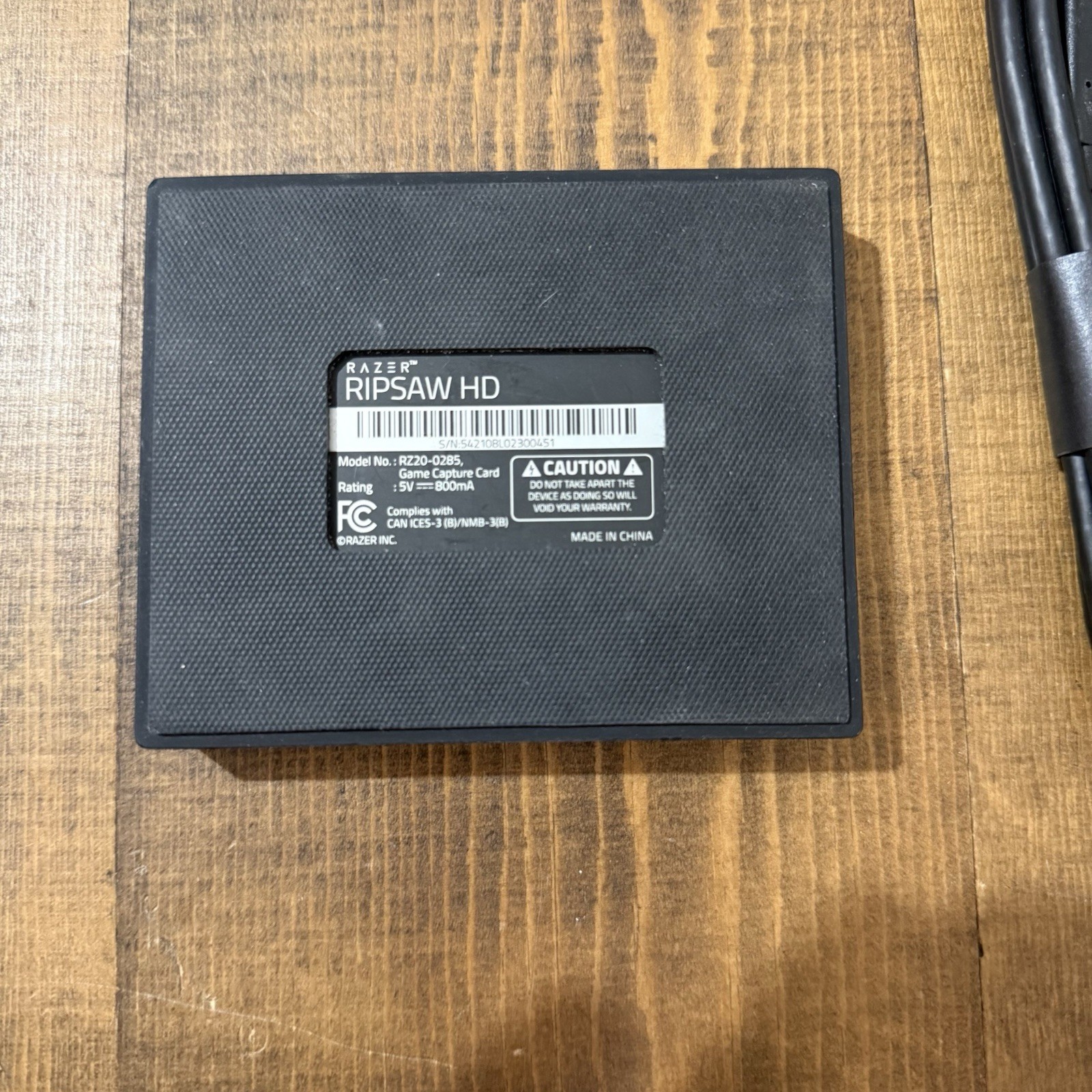 Razer Ripsaw HD In-Stream Video Capture Card RZ20-0285