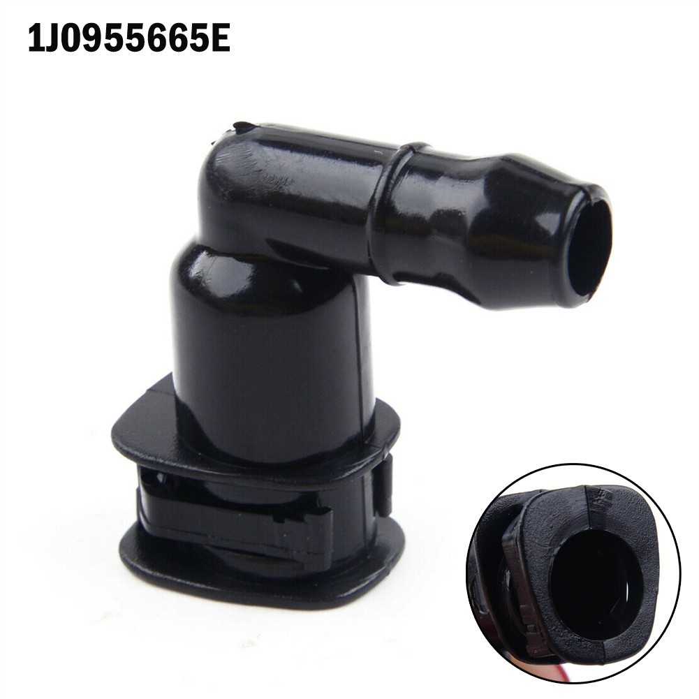 1Pcs 1J0955665E Headlight Windshield Washer Pump Connector Elbow For A4-A6-A8-TT
