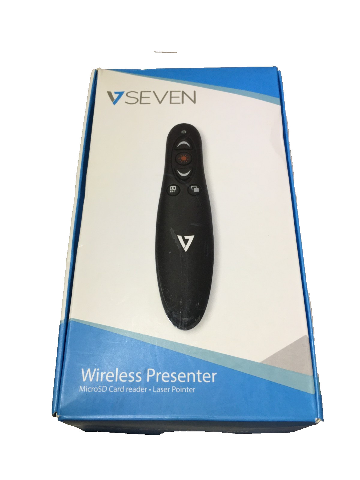 Seven WP1000 Wireles Presenter, 5 control Buttons Red Laser Pointer