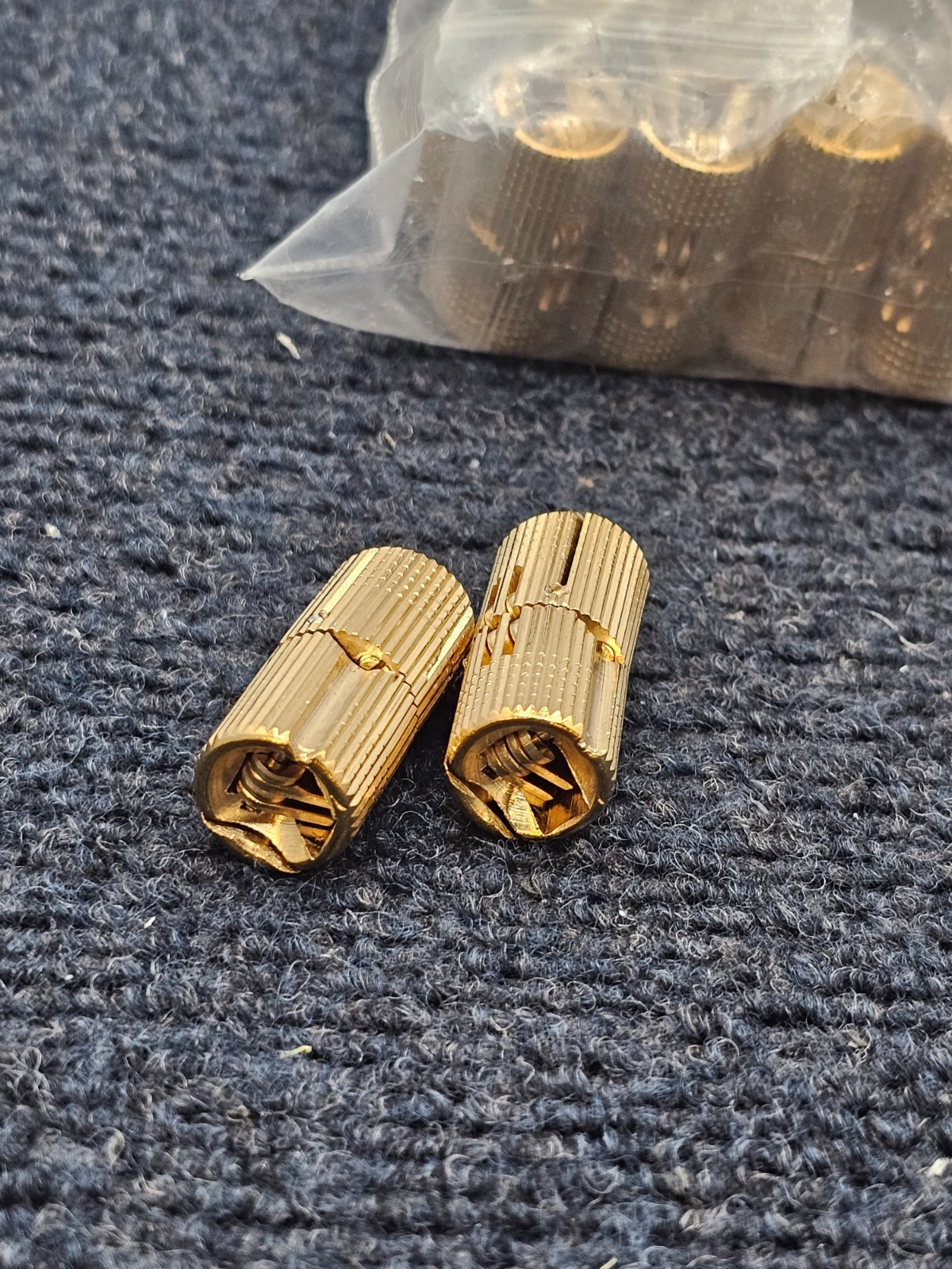 (QTY 24) Barrel Hinge Satin Brass BH144