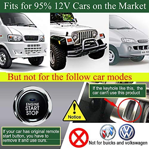 Universal Car Remote Engine Start One Key Engine Remote Start without Start