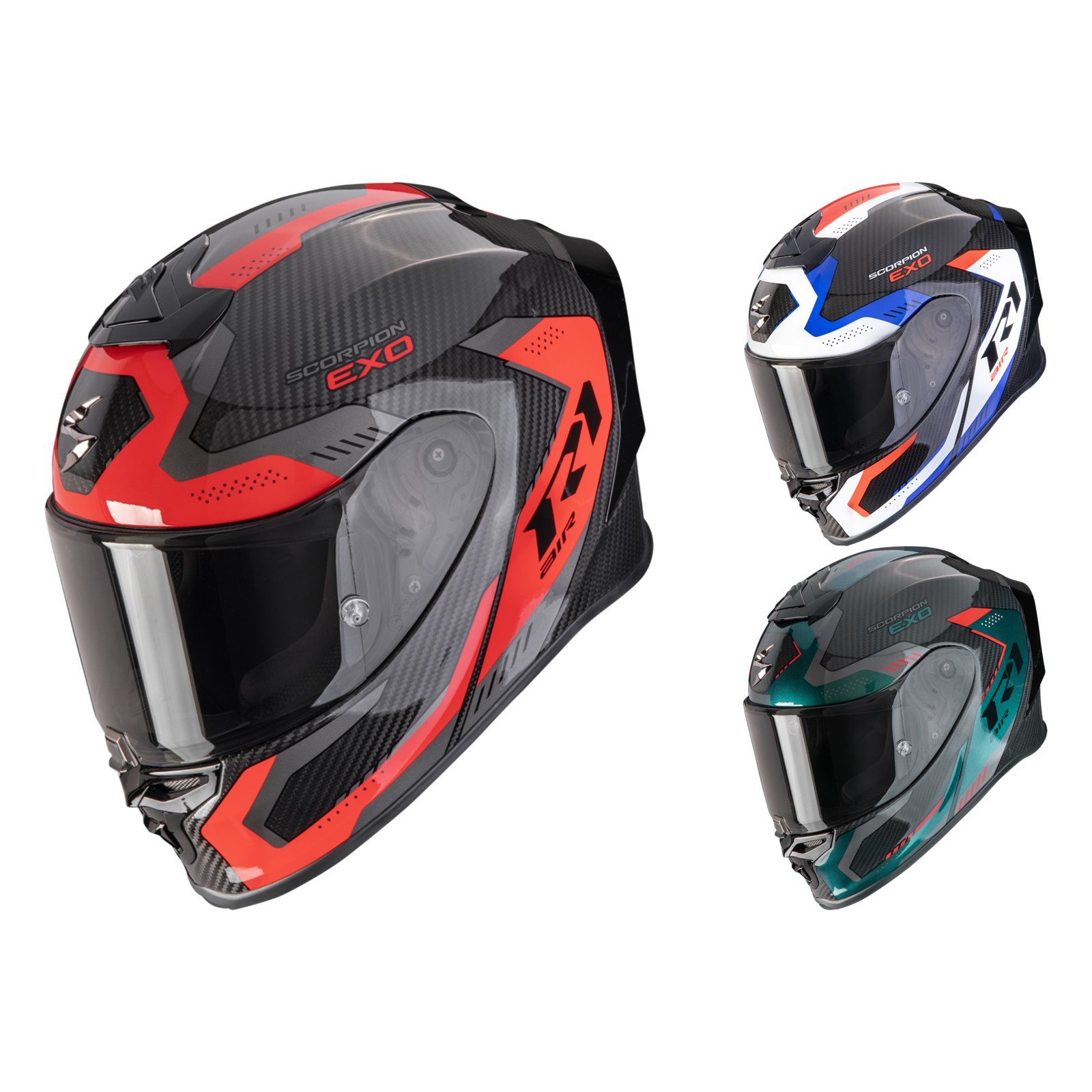 Scorpion EXO-R1 EVO Carbon Air Propel Racing Full-Face Helmet Integral