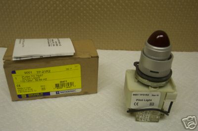 SQUARE D MODEL 9001-TP-21R2 PUSH TO TEST  PILOT LIGHT 120V NEW IN BOX