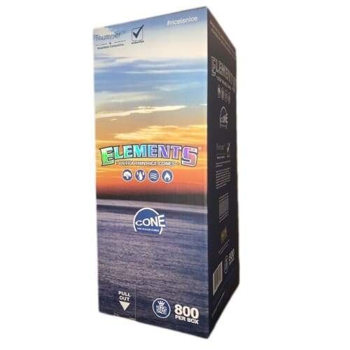 Elements King Size Cones 109mm - (800 Count Per Bulk Box)