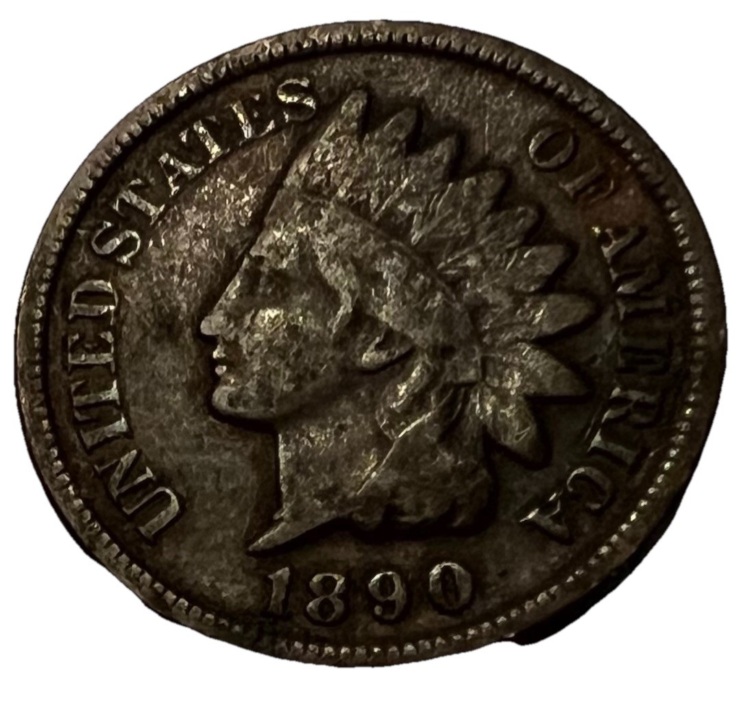 🇺🇸 1890 Indian Head Cent Penny - Combined Shipping - Lot C66c