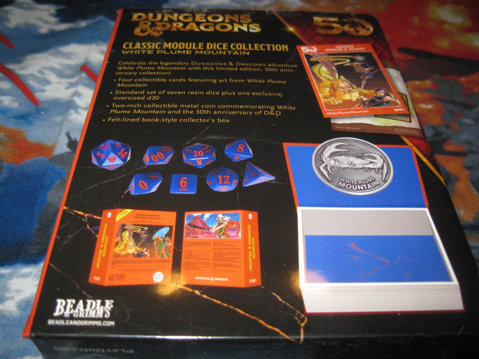 Dungeons & Dragons White Plume Mountain Classic Module Dice Collection Set