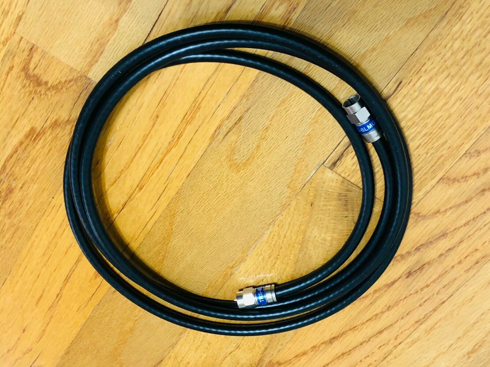1Ft 2Ft 3 Ft 4 Ft 5 Ft 6Ft RG6 RG-6 Coaxial Coax Cable SAT CATV HDTV BLACK/WHITE