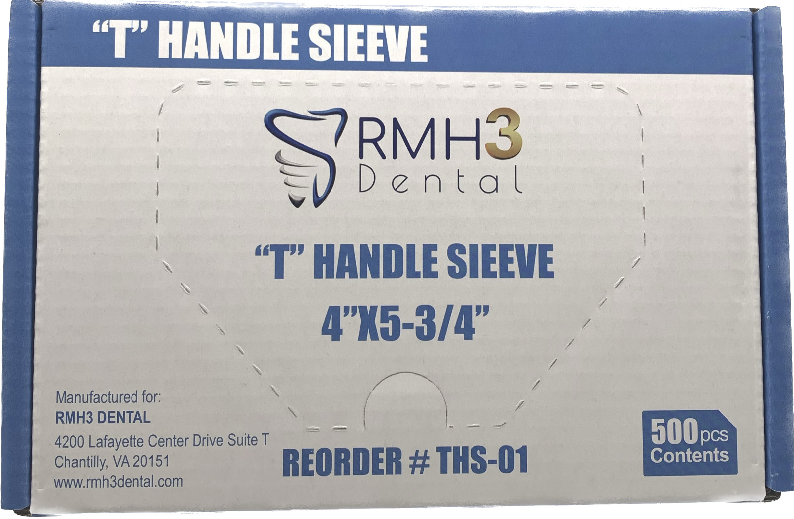 T-Style Dental Light Handle Covers Sleeves 4" x 5.75"  500 pcs