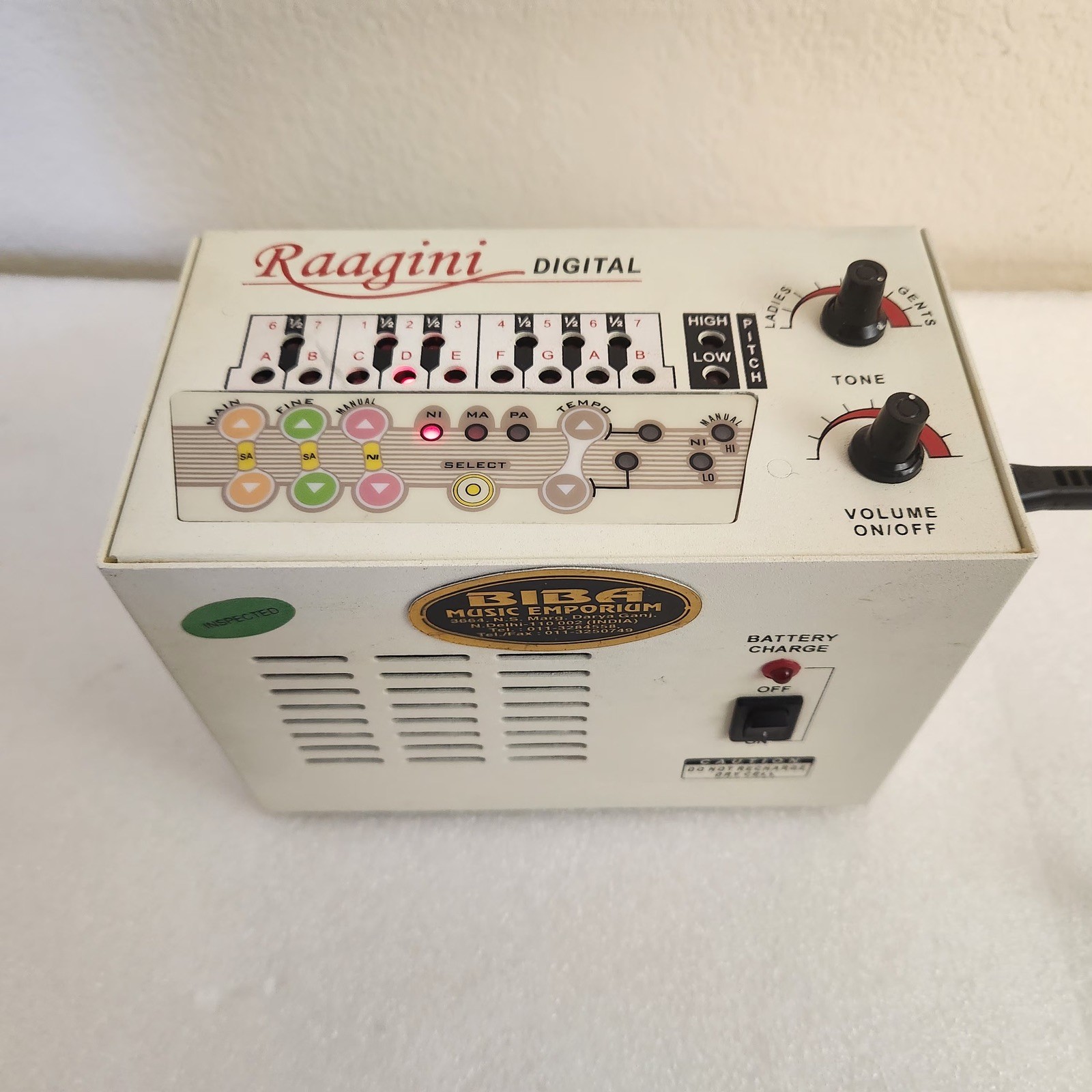 Raagini Digital – Electronic Tanpura Machine – As-Is