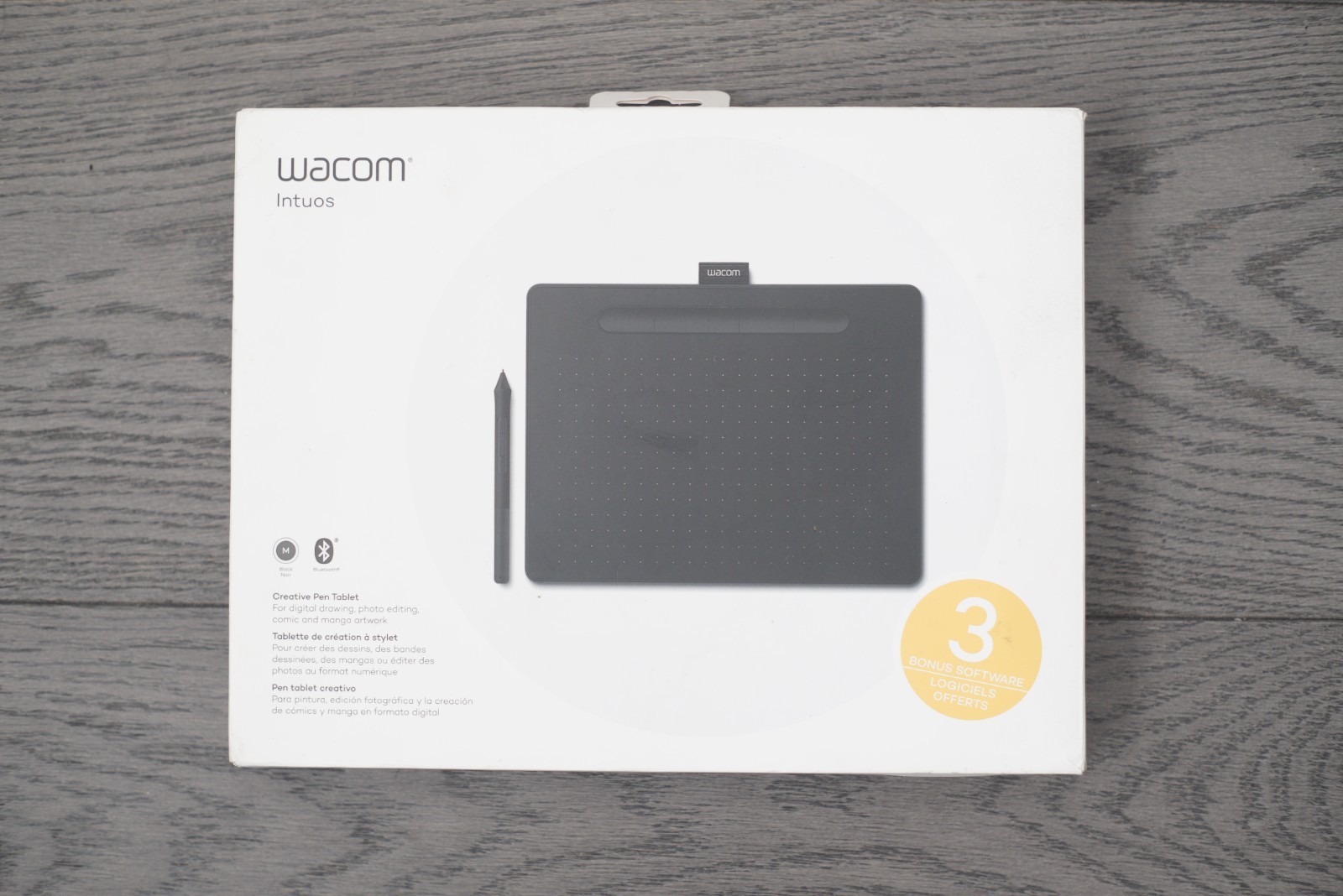 Wacom Intuos CTL6100WL Bluetooth Graphic Tablet Black w/ Pen