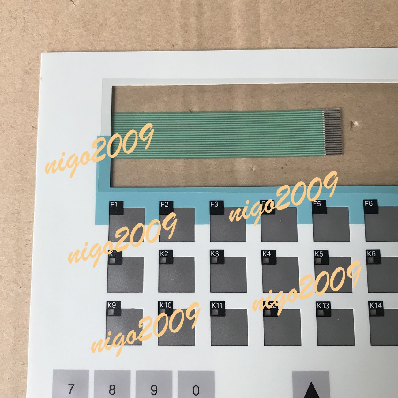 Membrane Plastic Cover for SIMATIC Operator Panel OP17-DP12 6AV3617-1JC30-0AX0