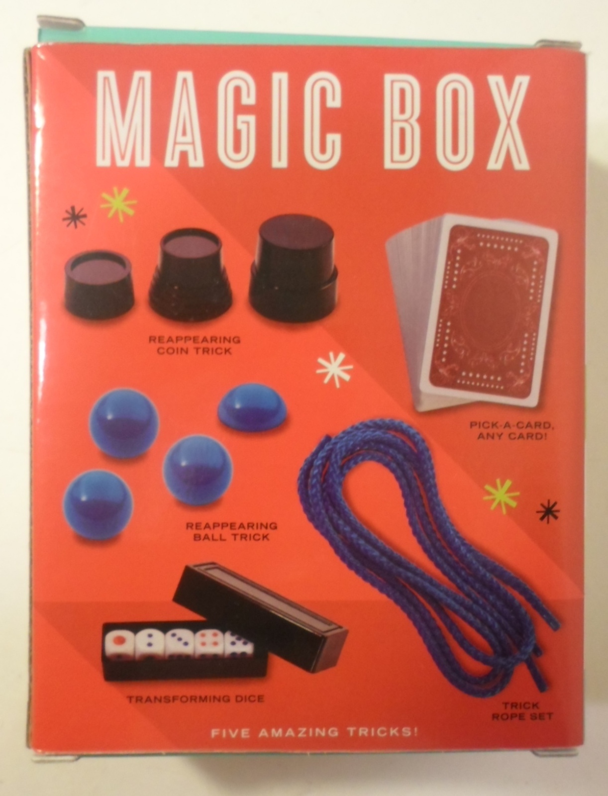 Magic Box 5 Amazing Tricks (2012 Merchsource 30929) OPEN BOX