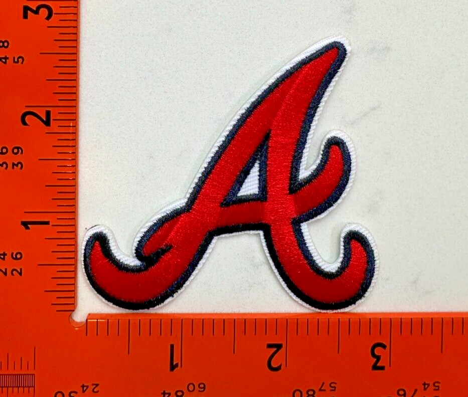 Atlanta Braves Retro Red "A" Patch Embroidered Iron-On/Sew-On Badge