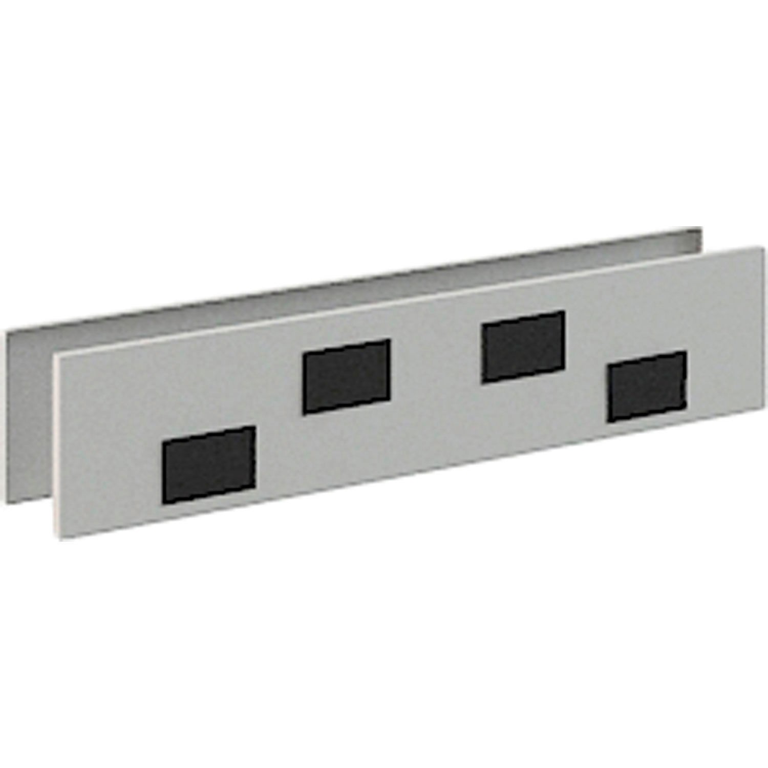 Interion Modular Partition Raceway Power Kit with Data For Baseline Raceway 24"W