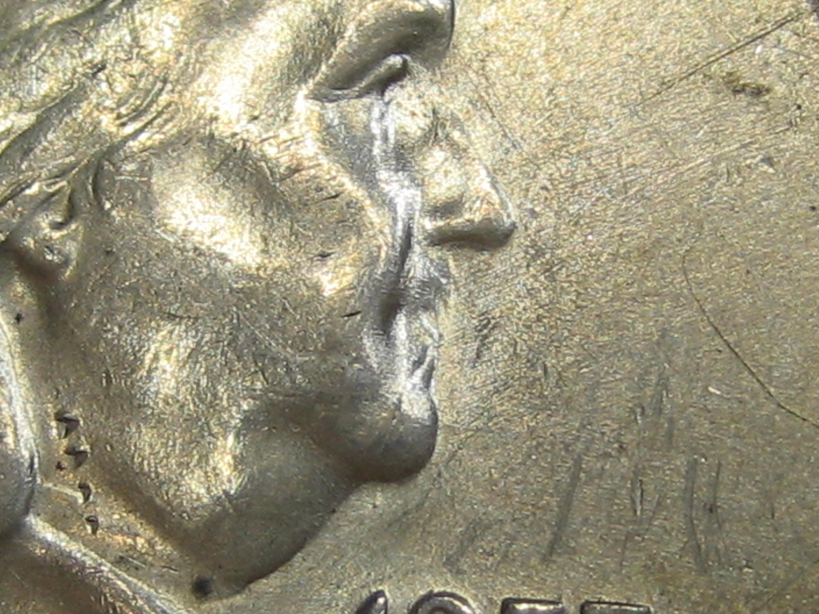 1955 Silver Half dollar "Bugs Bunny" in AU circulated condition.