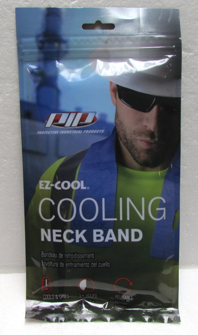PIP EZ-COOL COOLING TOWEL WRAP HEAD OR NECK BLUE PVA  13” x 31”