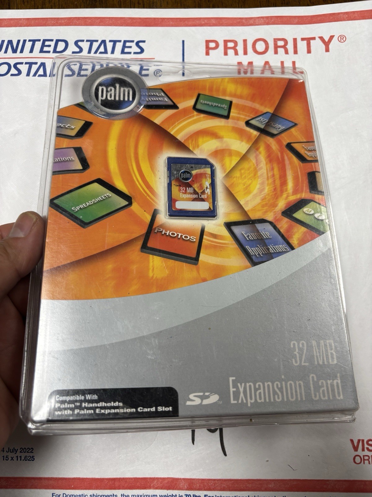 Palm 32MB SD Expansion Card - NEW ORIGINAL PACKAGING