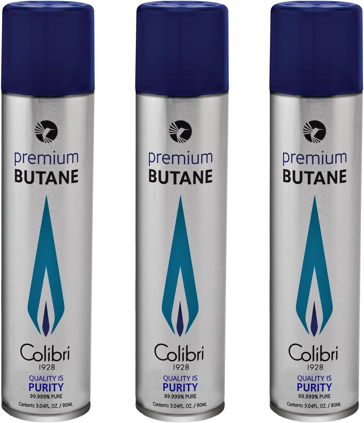 Colibri Premium Butane Fuel Refill for Lighters, Butane Torch Replacement Canist