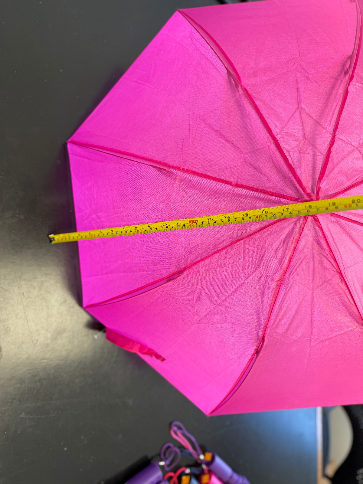 Weather Zone Automatic Oversize Red Manual Push-Button Umbrella 38" Arc