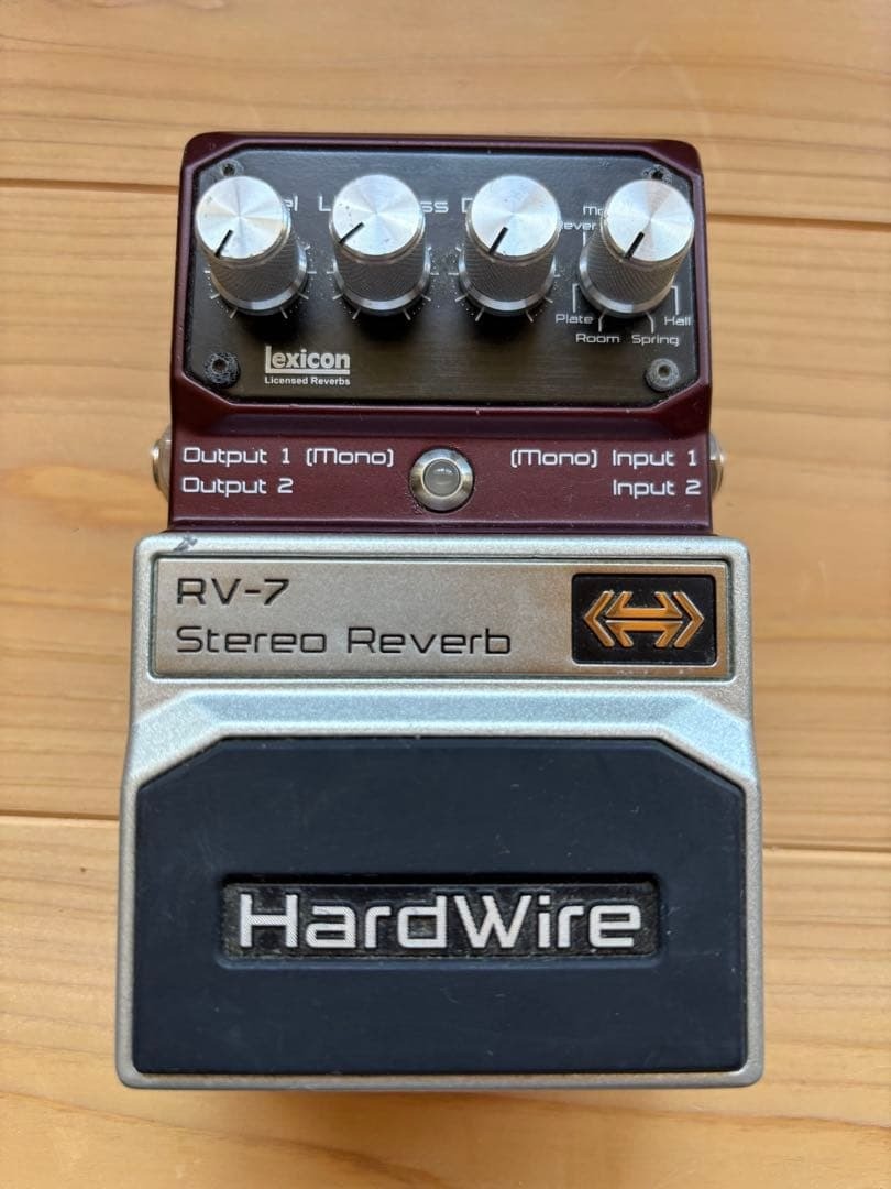 DigiTech HardWire RV-7 Stereo Reverb Guitar Pedal