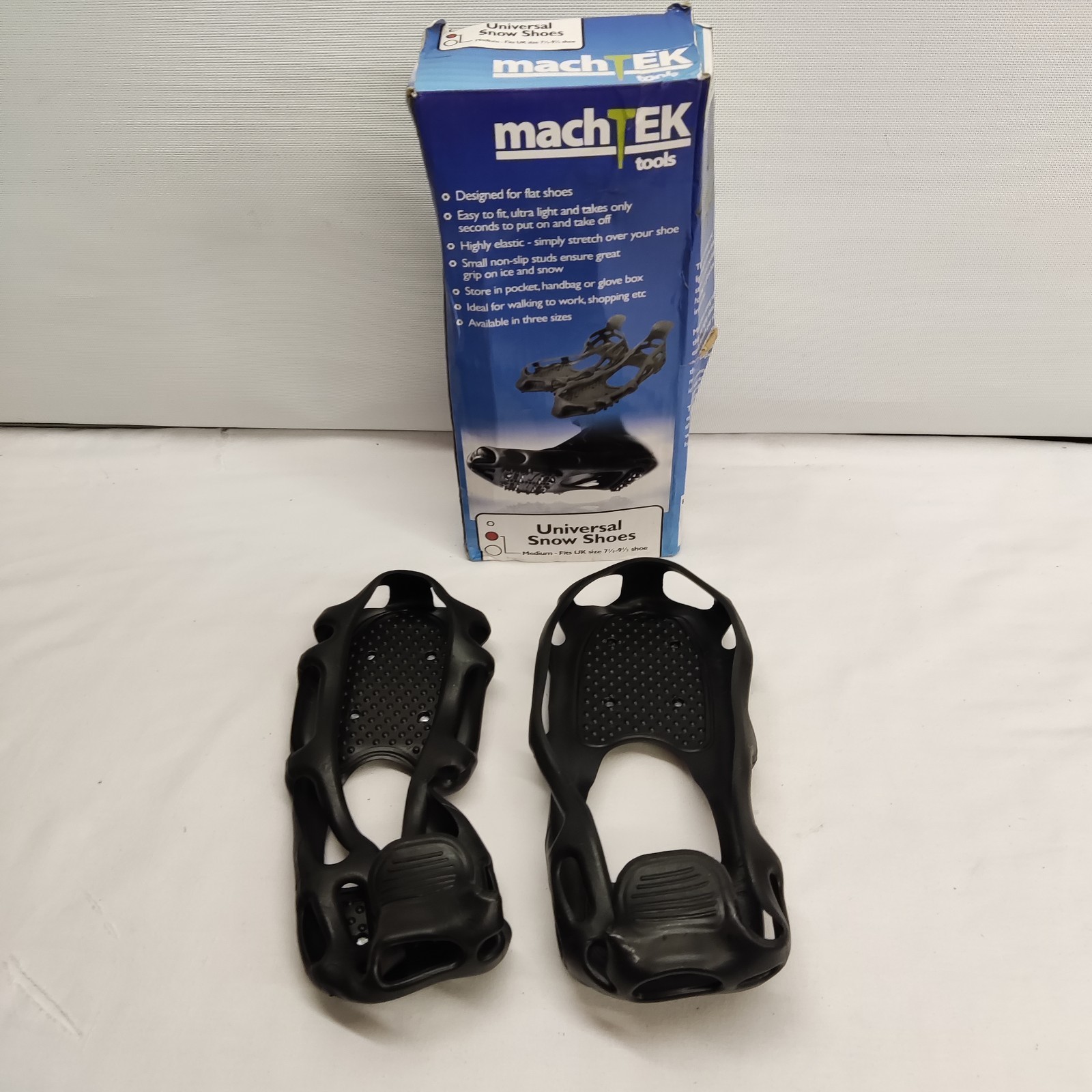 MACHTEK TOOLS UNIVERSAL SNOW SHOES MEDIUM SNOWSHOES FITS 7.5-9.5 UK SIZE SHOE