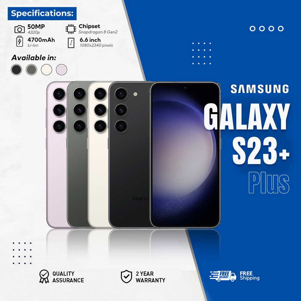 🎁NEW Sealed SAMSUNG GALAXY S23+ PLUS 5G 256GB /512GB SM-S916U1 Factory Unlocked