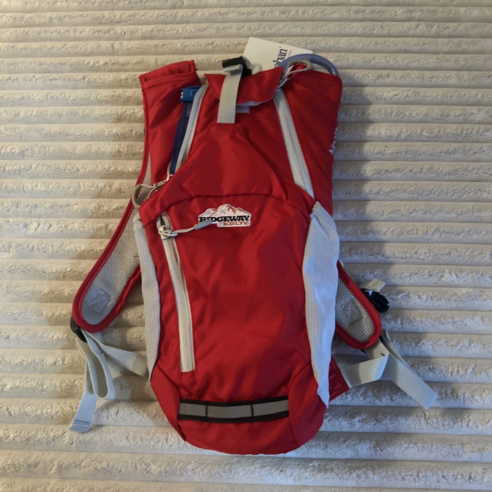Ridgeway by Kelty Monarch 5L Hydration Backpack Red Gray Bladder Running NWT