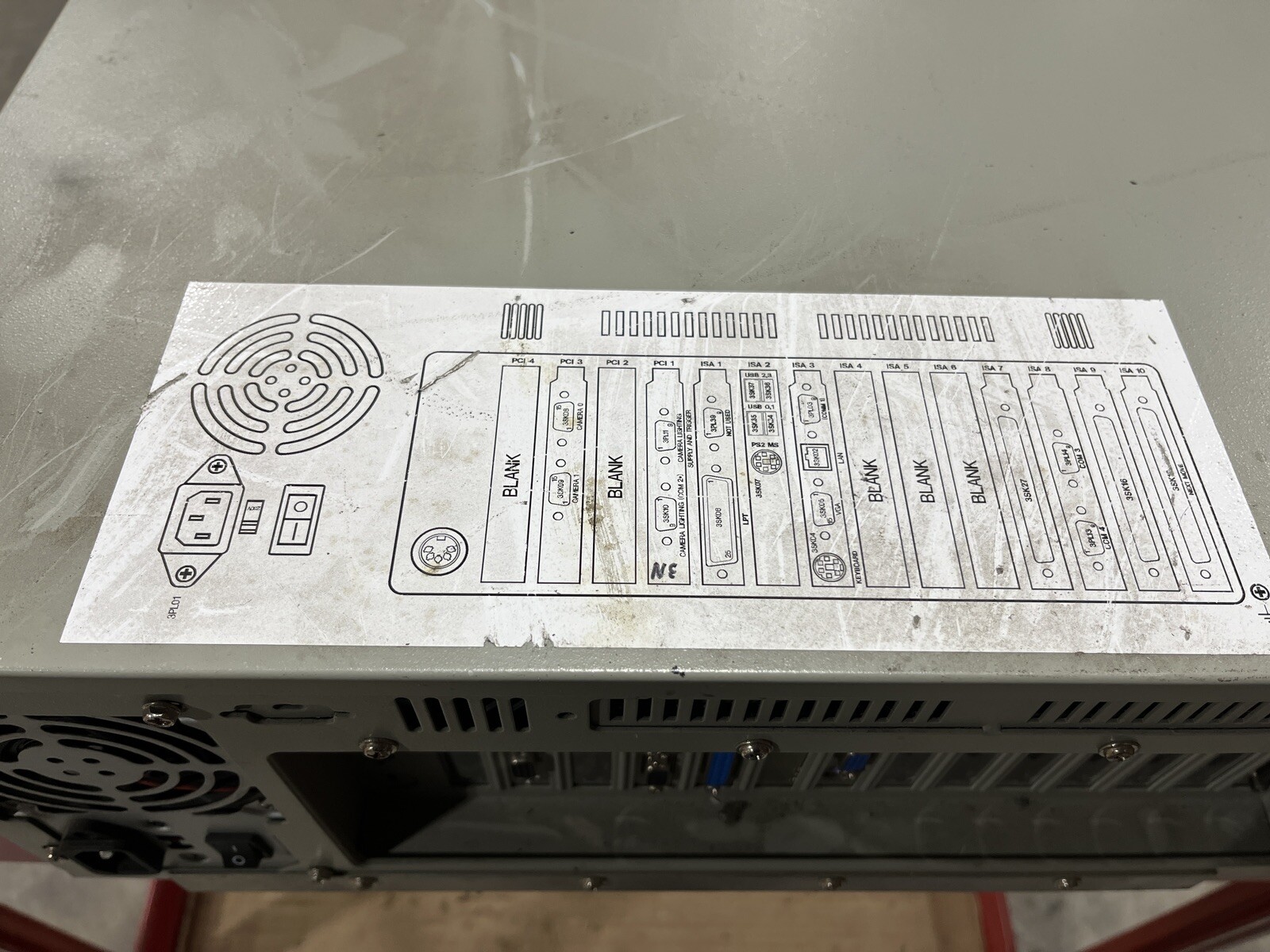 DEK Infinity PC Enclosure IPC-610BP-25ZEA Advantech Industrial Computer 610
