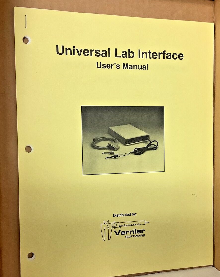 Universal Lab Interface Series II Model 1B W/ AC Adapter, Plugs & User Manual