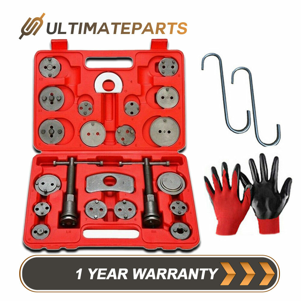 27PCS Disc Brake Caliper Wind Rewind Tool w/case & gloves For General Motors
