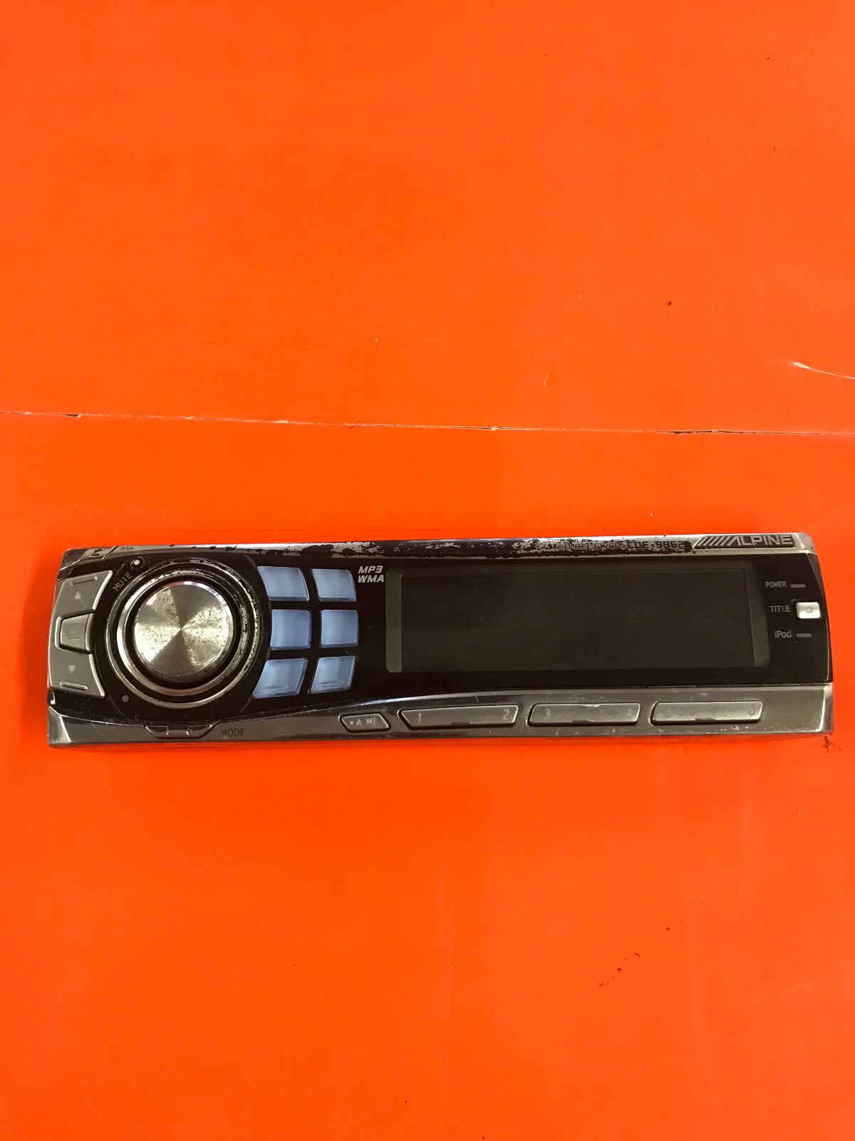 Alpine CDE-9852 Face Faceplate