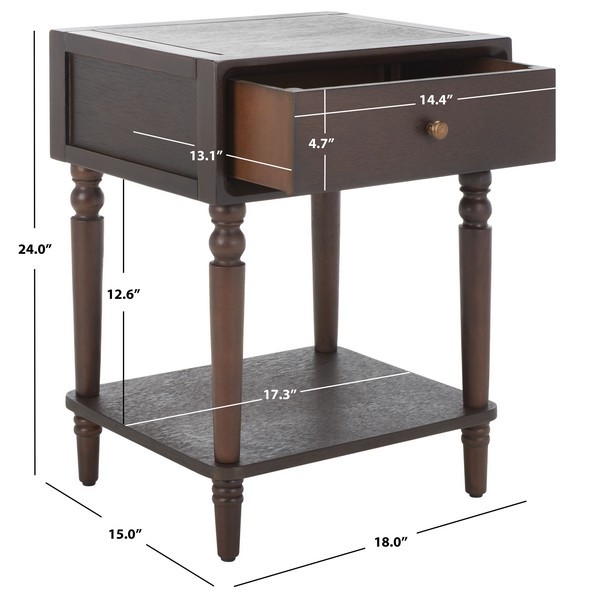 Safavieh SIOBHAN ACC TABLE WSTORAGE DRW, Reduced Price 2172767129 AMH6611F