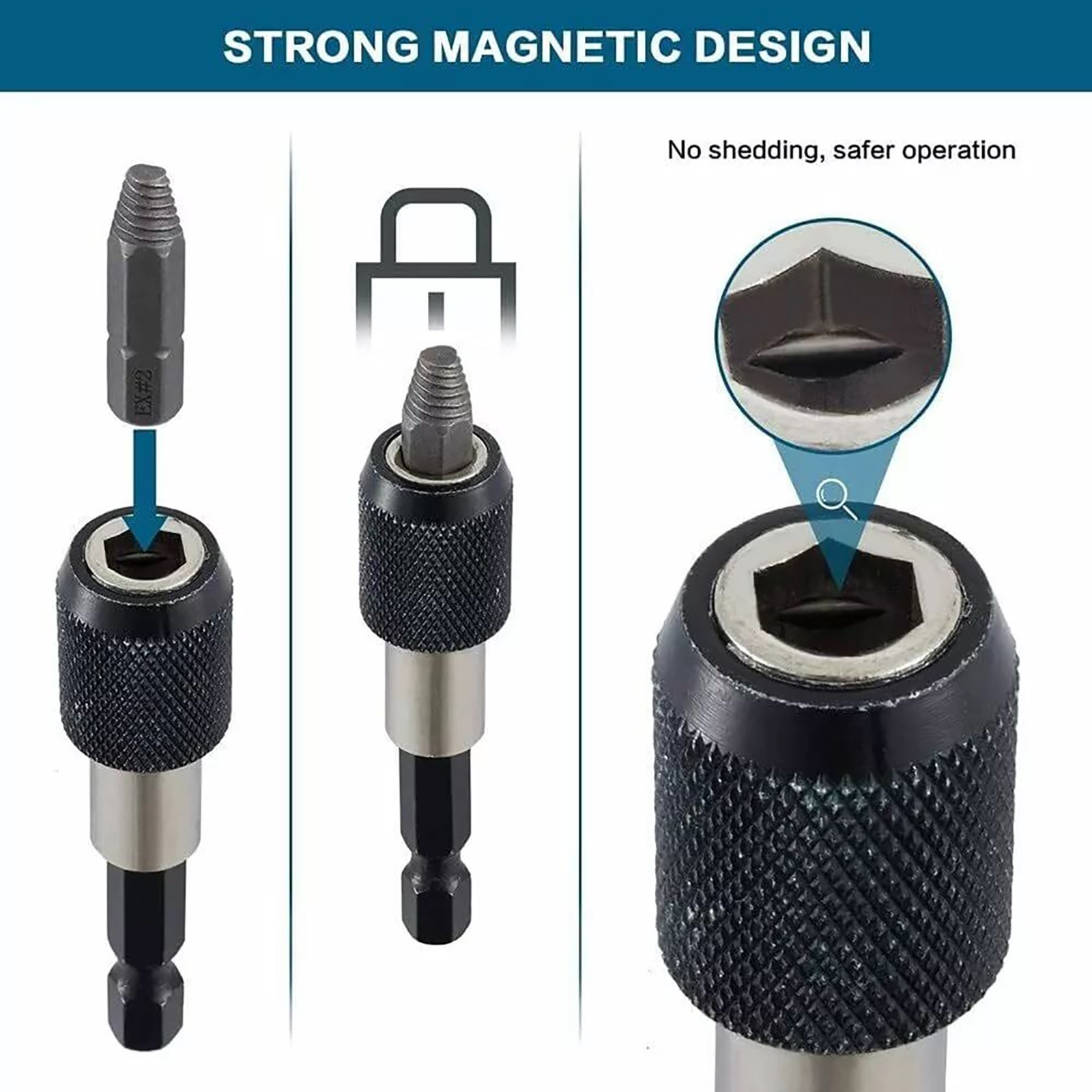 22* Broken Screw Extractor Remover Set Damaged Bolt Easy Out Stripped Drill Bit