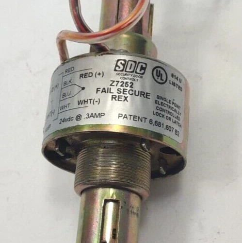 SDC Z7252EQ Failsecure Electrified Cylindrical Lockset 7252 Rex Eclipse PARTS RE