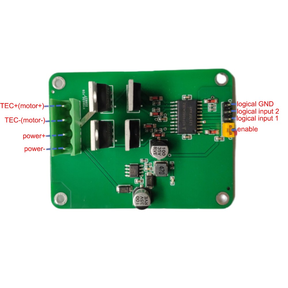 10-40V H Bridge Driver Semiconductor Refrigeration TEC Temperature Control Motor