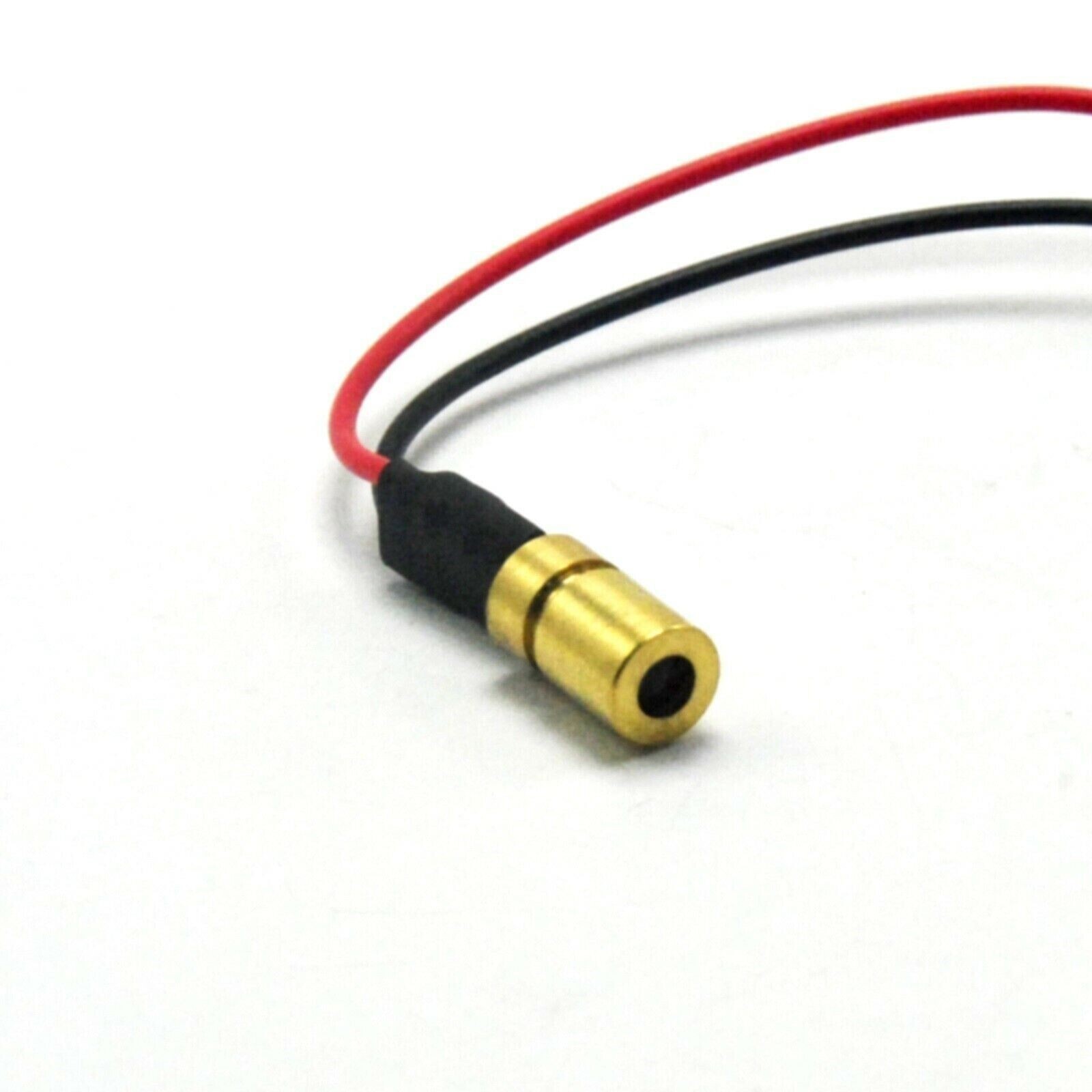 5pcs 635nm 5mW Red Dot Focusable Laser Diode Module 3V Brass LED