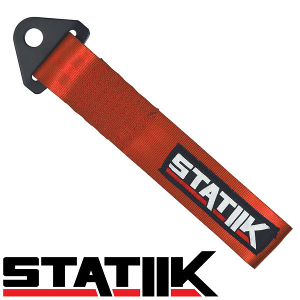 ORANGE RACING UNIVERSAL TOW/TOWING STRAP RATED AT 10,000 LB FOR JDM/USDM/KDM